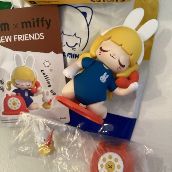 Kimmy & Miki x Miffy x 52Toys New Friends Calling Up Blind Box - Picture 2 of 3